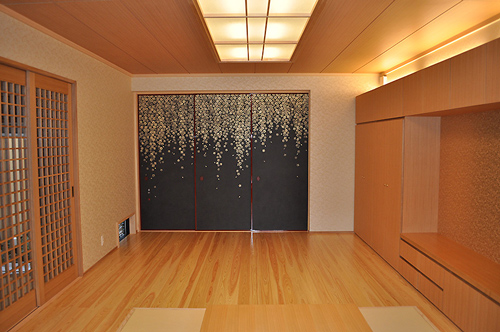 高級旅館のようなリビング